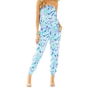 Lilly Pulitzer strapless jumpsuit